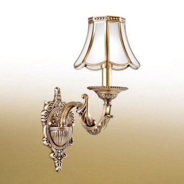 E14古典銅製壁燈 A46-53-12-4142