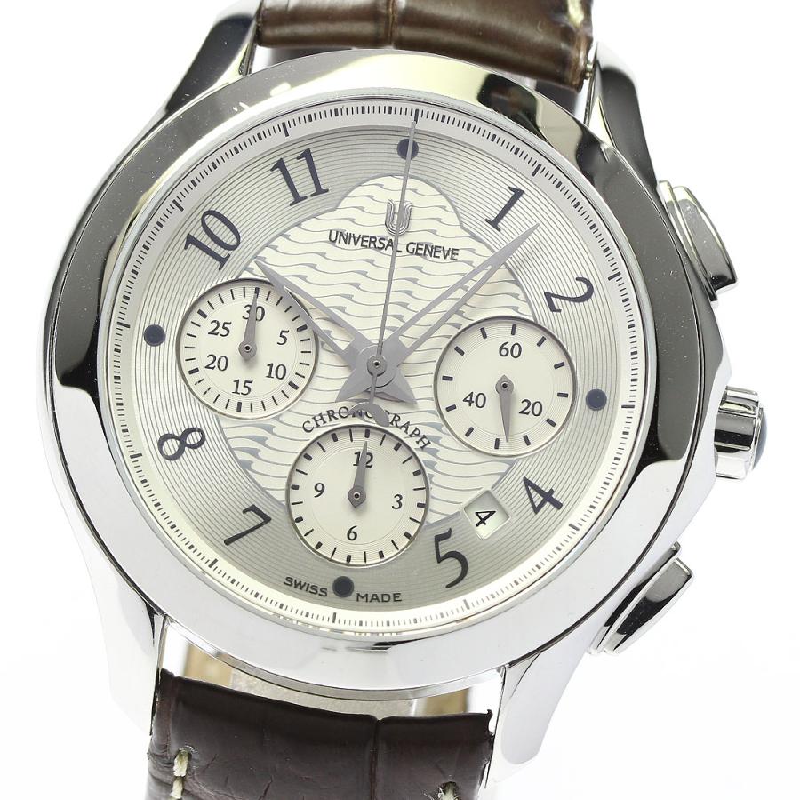 Universal 自動巻き 899.124 ユニバーサルジュネーブ トリプルカレンダー オケアノス クロノグラフ メンズ Geneve 保証書付き_804770