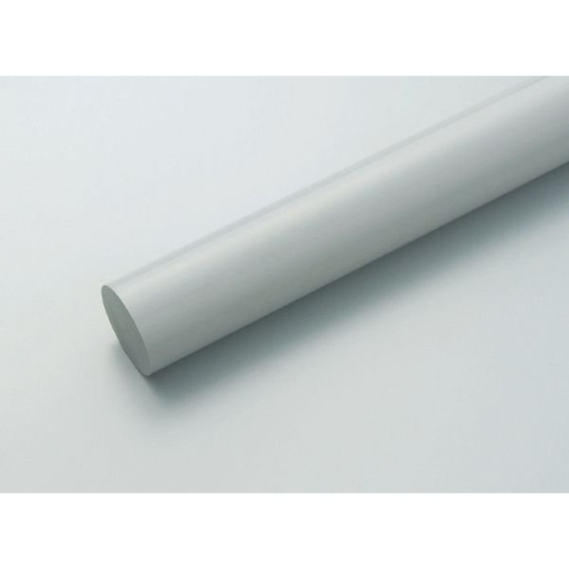 プラスチック PTFE 丸棒（白） 直径 25mm 900 mm