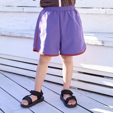 petit main 品牌旗艦店 童裝【SWIM】【泳裝】【UV 加工】滾邊衝浪褲 【BR】【日本直接出貨】