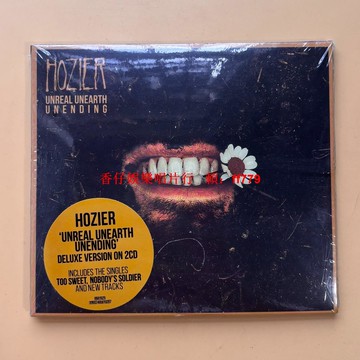 Hozier Unreal Unearth Unending 2CD豪華版 全新未拆封 16首收錄Too Sweet Nobody's Soldier 另類民謠 純凈有力音質 發燒級CD專輯
