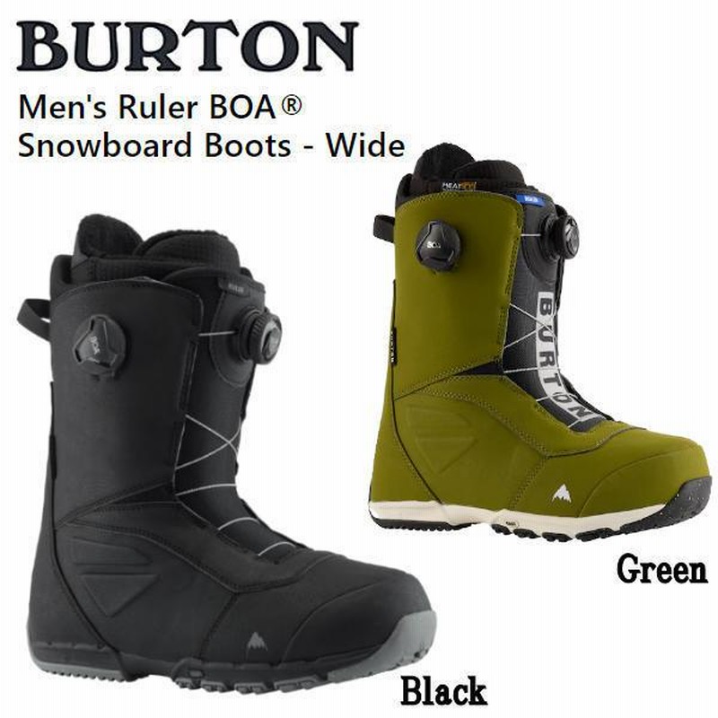 バートン BURTON Mens Ruler BOA Snowboard Boots - Wide メンズ ...