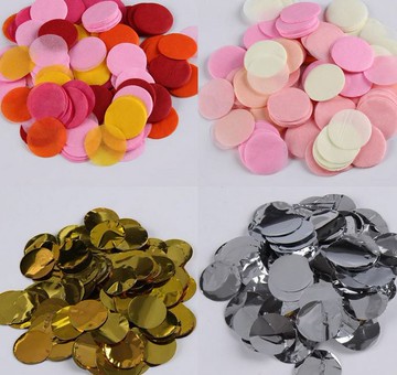 [Hare.D] 台灣現貨 10g一包 圓形紙屑 填充紙屑 單色 DIY 場地佈置