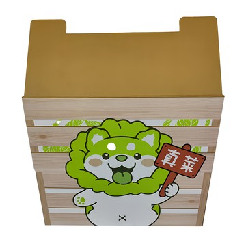 Pur Lab 噗扑實驗室 瓦楞紙貓抓板 菜狗菜籃子  1個  39CM x 27CM