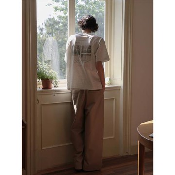 可樂生活CARPEM  230g涼感索羅娜 手繪風景插畫短袖T恤