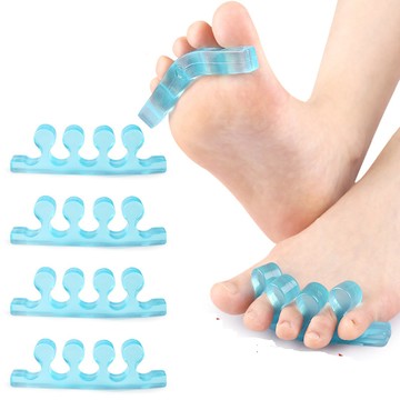 大友los2224貳組口M型夾腳加長拇趾外翻分趾器sebs腳趾分離器四孔分趾器男女夾腳