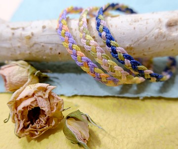 == 編織手環✕防水南美蠟線==【結】夏日新配色