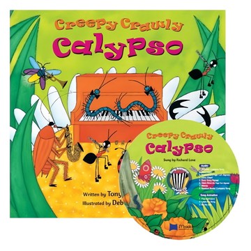 Jybooks 歌唱繪本 Song Animation Creepy Crawly Calypso  Barefoot Singalong