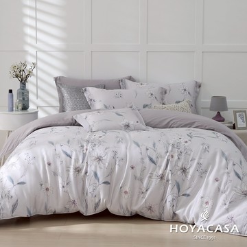 HOYACASA 60支銀纖維抗菌天絲兩用被床包組｜嵐嶼｜(雙人/加大/特大)