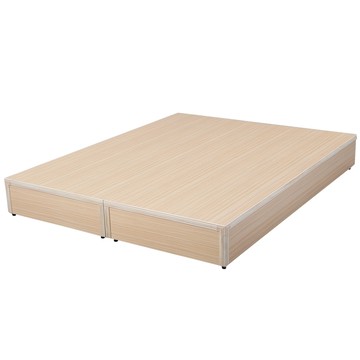 Homelike 喜家居雙人5尺日式六分床台(多色可選)(1626)白橡色