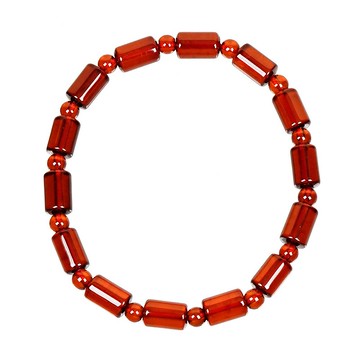 【正佳珠寶】石榴石 頂級日橙石榴 14g 圓鼓 橙石榴石手珠