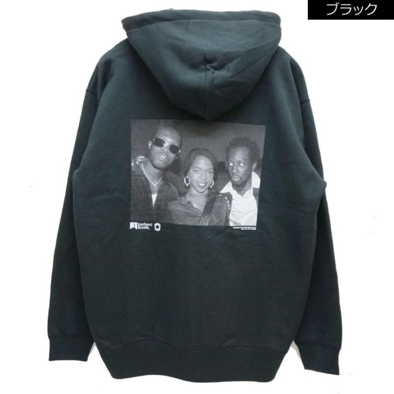 SALE セール 全2色 インターブリード INTERBREED ジップパーカー “The Fugees Zip-up Heavy Hoodie”  フージーズ ローリンヒル LAURYN HILL ブラック グレー | LINEブランドカタログ