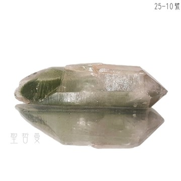 🍀巴西綠幽靈25-10號 水晶與綠泥石共生 Chlorite Quartz ~豐盛顯化之力無限