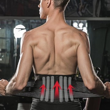 男女健身護腰　矯正收復護腰綁袋　鋼骨支撐　運動腰帶　工作腰帶　護腰