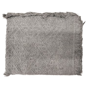 編織奶茶沙發布  90 x 90cm  波西灰  1個