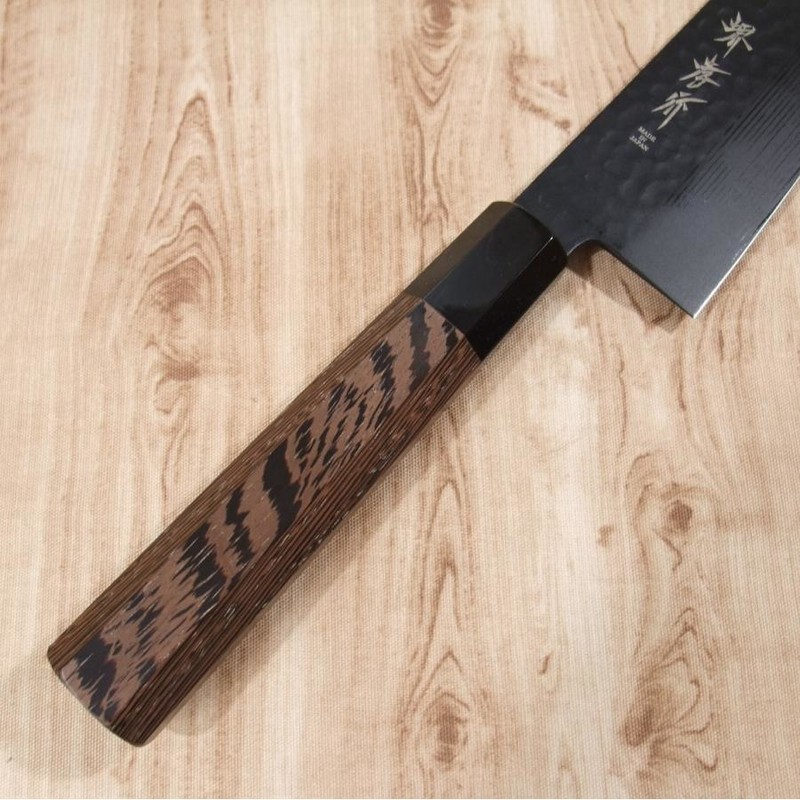 堺孝行 牛刀 包丁 和牛刀 240mm 黒影 V金10号 槌目 フッ素加工 堺孝行 牛刀 包丁 和牛刀 240mm 黒影 V金10号 槌目 フッ素加工