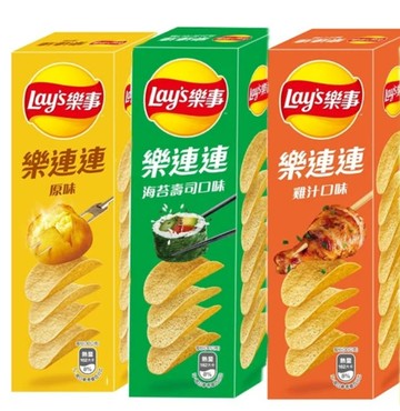 【蝦皮直營】樂事樂連連意合包原味/海苔/雞汁60g