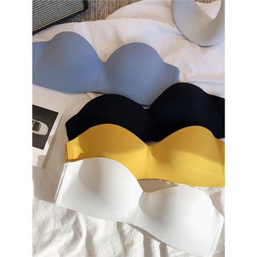 無肩帶的內衣女無鋼圈2024新款爆款薄款小胸聚攏無痕穿吊帶的文胸