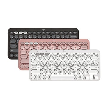 Logitech 羅技 Pebble Keys 2 K380s 跨平台藍牙鍵盤 石墨灰/珍珠白/玫瑰粉