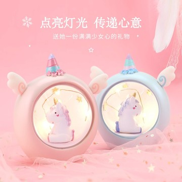 小夜燈滿天星星彩燈閃燈串燈臥室房間裝飾女兒童驚喜星空生日禮物