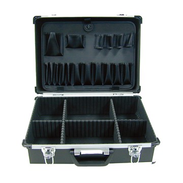 Octopus 章魚牌 鋁合金儀器工具箱 可肩揹 No.470 大黑  455 x 330 x 152mm  1個