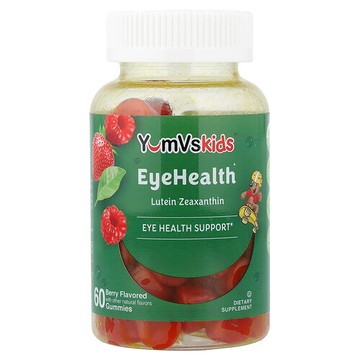 YumVs, Kids, Eyehealth Gummies, Berry, 60 Gummies