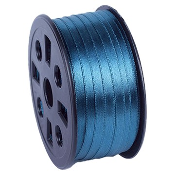 Knock 高密度緞面緞帶 5mm  深藍色  1個  90m