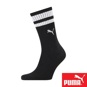 PUMA中筒襪1雙裝-黑35-38