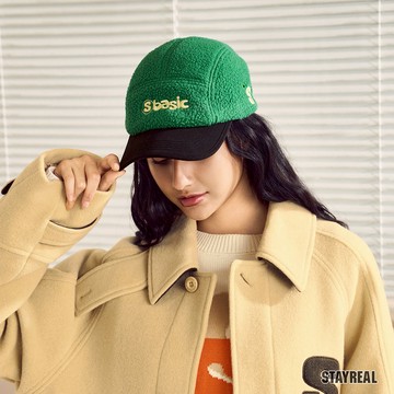 STAYREAL S Basic羊羔絨老帽 - 綠