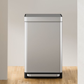 ??免運 可開發票 垃圾桶廚房專用垃圾桶大容量50升腳踏翻蓋商用超大辦公室客廳防臭