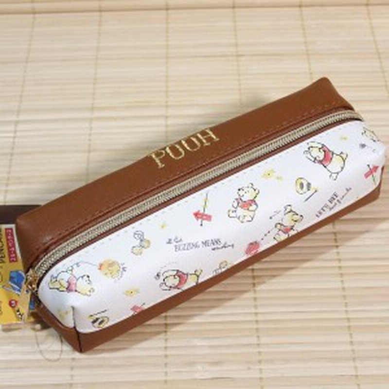 上下に収納 くまのプーさん 2ルームペンケース コンパクト筆箱 2か所に収納 Disney 可愛い文房具 通販 Lineポイント最大get Lineショッピング