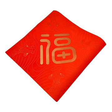 FANCY LIFE 新春對聯禮盒  對聯(118 x 20cm + 53cm) + 春聯(33cm) + 窗花(28cm)  萬物皆春 紅色  1組
