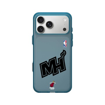 iPhone 17 Pro Max Clear (相機按鈕) 夜幕藍 - NBA - B&W-邁阿密熱火 Miami Heat B&W - Light