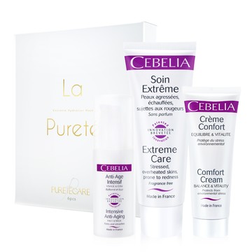【電波修護組】CEBELIA 絲寶麗 寡胜肽瞬效修復霜 + 寡胜肽逆齡緊緻霜  + 特潤舒效保濕乳霜 + La Pureté 極緻動能水導膜 一盒6片