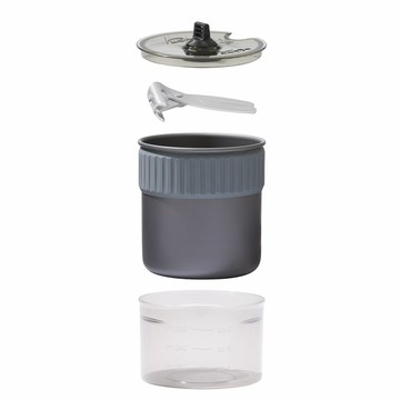 【【蘋果戶外】】MSR 10374 Trail Mini Solo 1人硬鋁炊具組【0.75L】個人餐具組鍋具