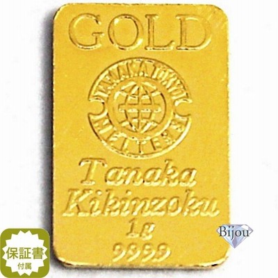 純金 インゴット 24金 徳力 1g (ラミネート未開封) K24 TOKURIKI INGOT