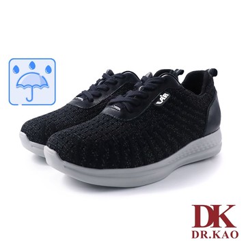 【DK 空氣鞋】墨白飛織空氣女鞋 89-3114-90 黑色