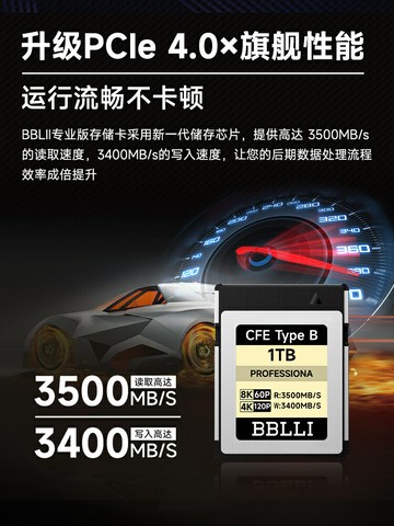 cfeb存储卡CFexpress Type B适用尼康佳能相机Z6/Z7/Z8/Z9/R5/R3  【鑫弘電腦配件】