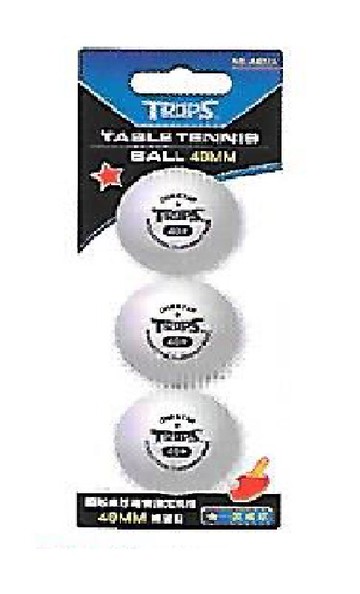 成功  一星 桌球 白 3入 /組 4401A【APP滿額下單10%點數(單一帳號最高5000點)】1/31止