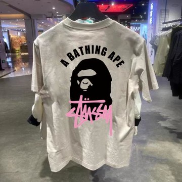 海外訂單尾貨~剪標撤回外貿美式潮牌短袖T恤夏2025新款高品質純棉