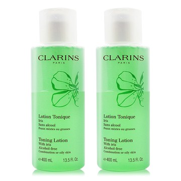 CLARINS 克蘭詩 鳶尾草化妝水(400ml)X2-國際航空版