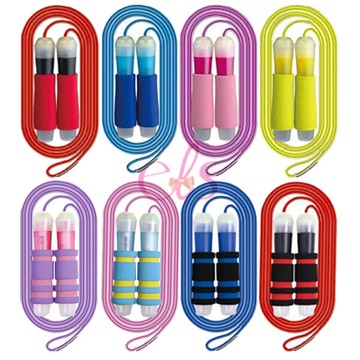 [$699免運] 日本 SONIC 炫彩培林跳繩 柔色 高速跳繩 紫色/淺藍/藍色/粉紅/紅色/黃色 多款供選☆艾莉莎ELS☆