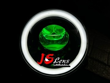 {質量保證}小牛NT/Nplay透鏡90瓦雙直射激光透鏡大燈LED三光透鏡可調惡魔眼