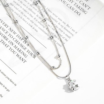 銀月星海鍊(J053LAU00DE) - JUJURY