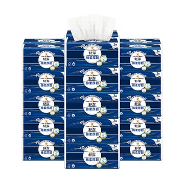 舒潔 棉柔厚韌抽取衛生紙 110抽X30包/箱