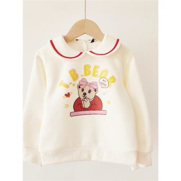 2025秋冬款女童長袖圓領加絨衛衣中大童套頭TTMW241153A