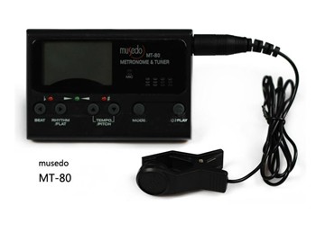 調音/節拍器 小天使 MUSEDO 妙事多 MT-80 三合一 冷光調音器 電子節拍器 校音器 黑色