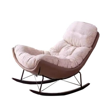 懶人沙發搖搖椅客廳陽臺簡約懶人休閑躺椅臥室懶人單人窩窩椅搖椅[010209DD]