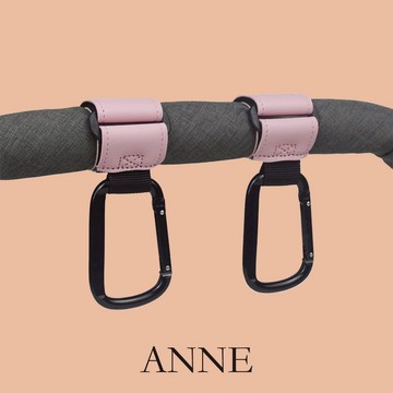 ANNE丨母嬰用品丨推車掛鉤丨皮革款嬰兒車掛鉤 嬰兒車掛鉤【WA1009】推車掛鉤 自行車掛鉤 推車掛鉤
