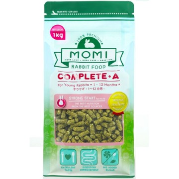 美國摩米 MOMI 營養全A幼兔飼料 1公斤裝-兩包組